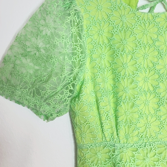 Adelyn Rae Lina Embroidered Open Back Midi Dress - Picture 5 of 16